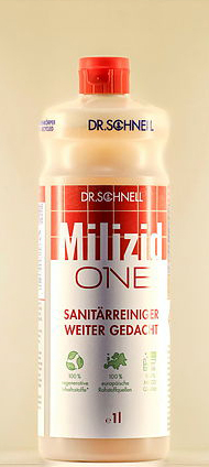 Der Sanitärreiniger Milizid One aus dem Hause Dr. Schnell