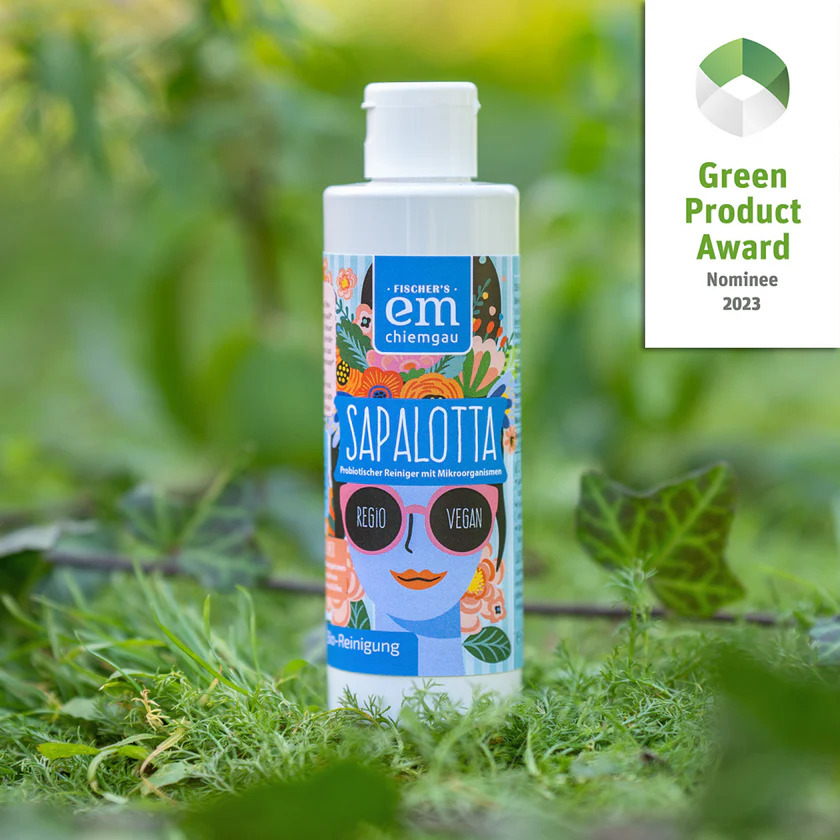 Reinigen mit effektiven Mikroorganismen - der Allzweckreiniger SAPALOTTA des Chiemgauer Unternehmens Fischer