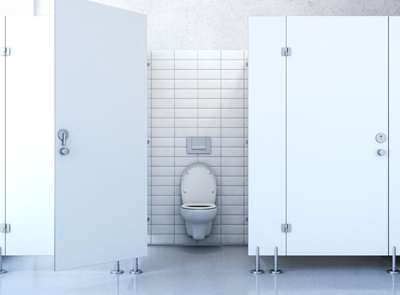 Toilettenanlage einer Firma