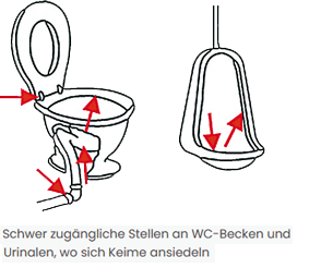 Schema WC-Reinigung