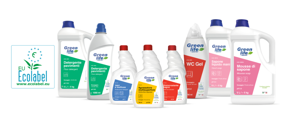 Green Life by Sanitec ökozertifizierte Reinigungsmittel