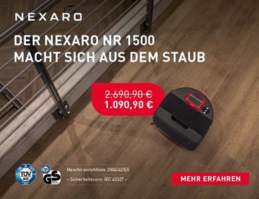 Autonome Saugroboter von Nexaro
